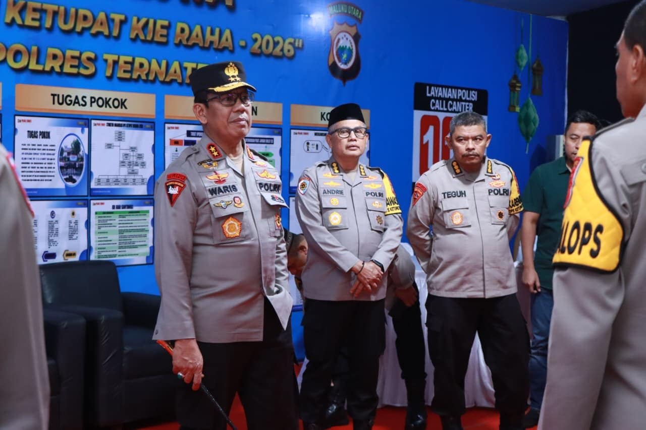 Polda Malut Pastikan Pendirian Pos Operasi Ketupat, Meningkatkan Rasa Aman Masyarakat