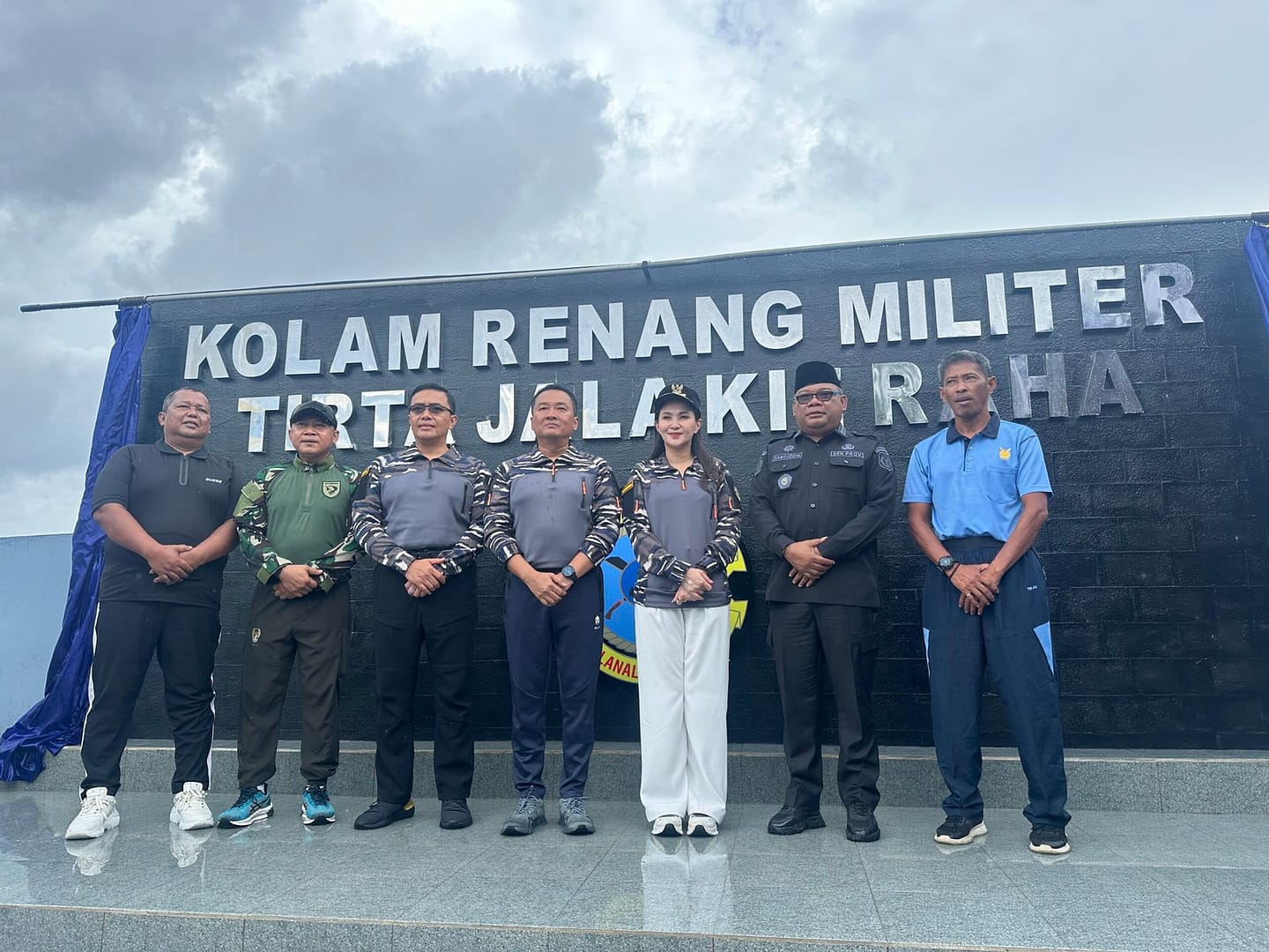 Diresmikan Gubernur, Kolam Renang Lanal Ternate Terbaik di Malut