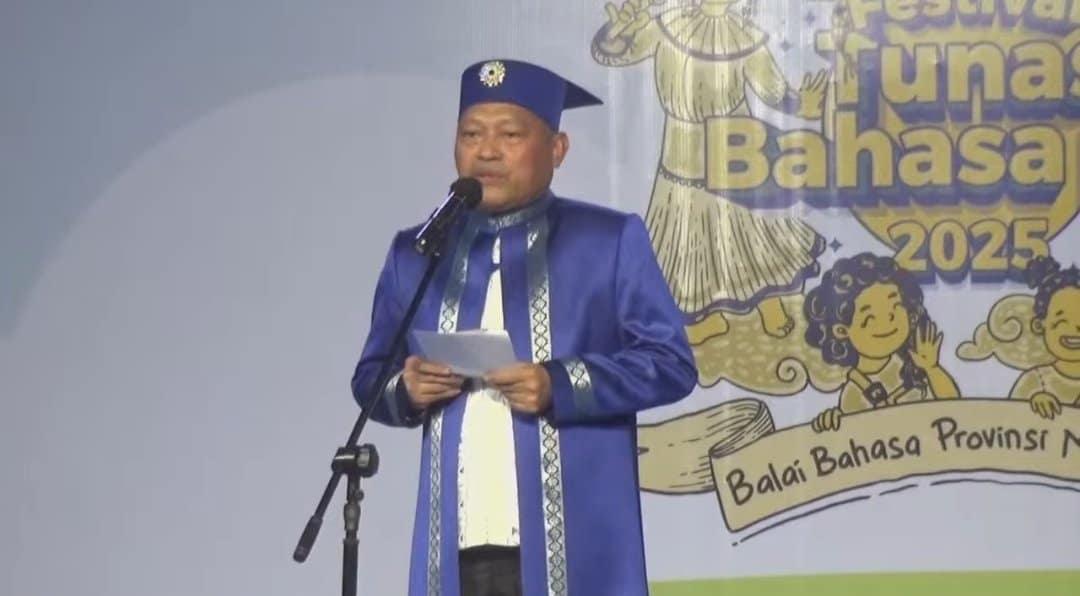 Wagub Sarbin Sehe Tutup Festival Tunas Bahasa Ibu 2025: “Bahasa Daerah Adalah Identitas Bangsa”