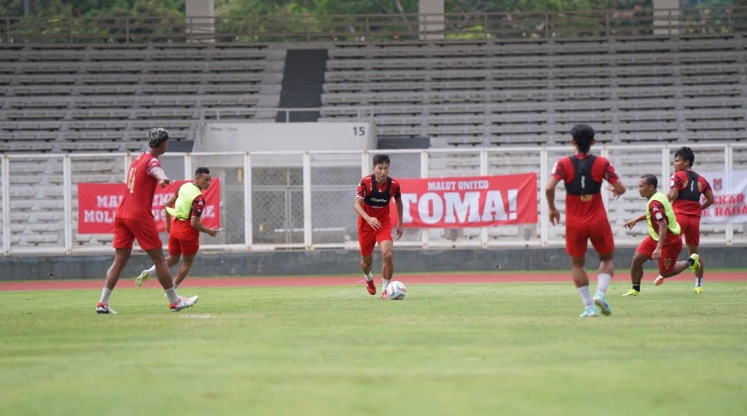 Pemain Malut United dalam Antusiasme Tinggi Hadapi Semen Padang