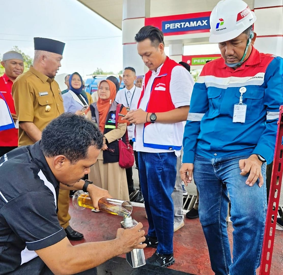 Satgas RAFI Pertamina Patra Niaga Bersama Pemkot Ternate Sidak SPBU