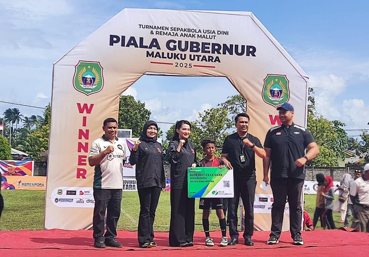 BPJS Ketenagakerjaan Ternate Lindungi Atlet di Piala Kemenpora dan Soeratin 2025
