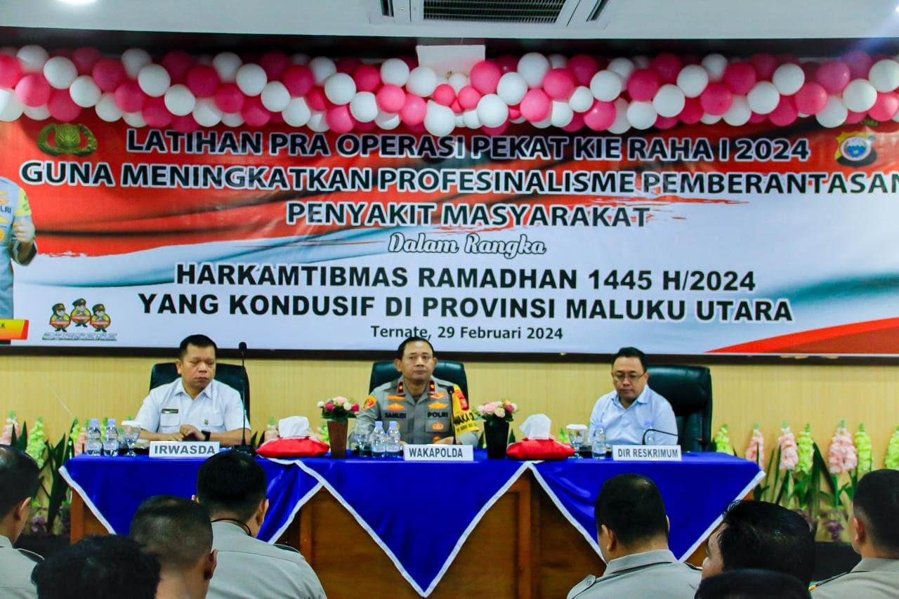 Ini Sasaran Operasi Pekat Jelang Ramadhan di Maluku Utara