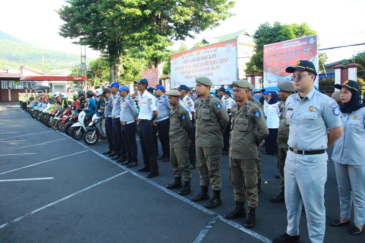 Operasi Keselamatan 2024 Resmi Digelar Polda Malut