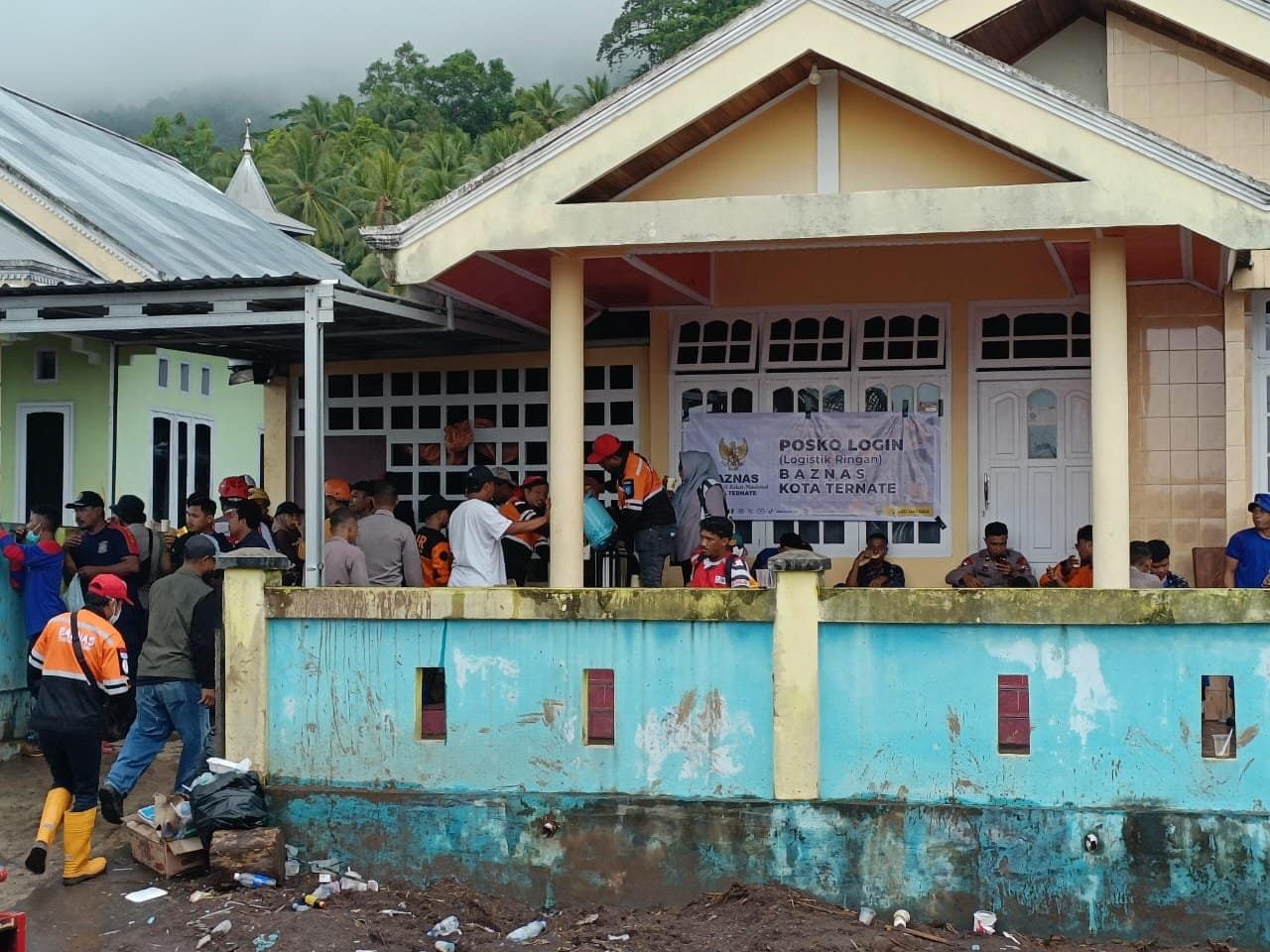 Baznas Buka Posko Logistik Ringan di Titik Bencana