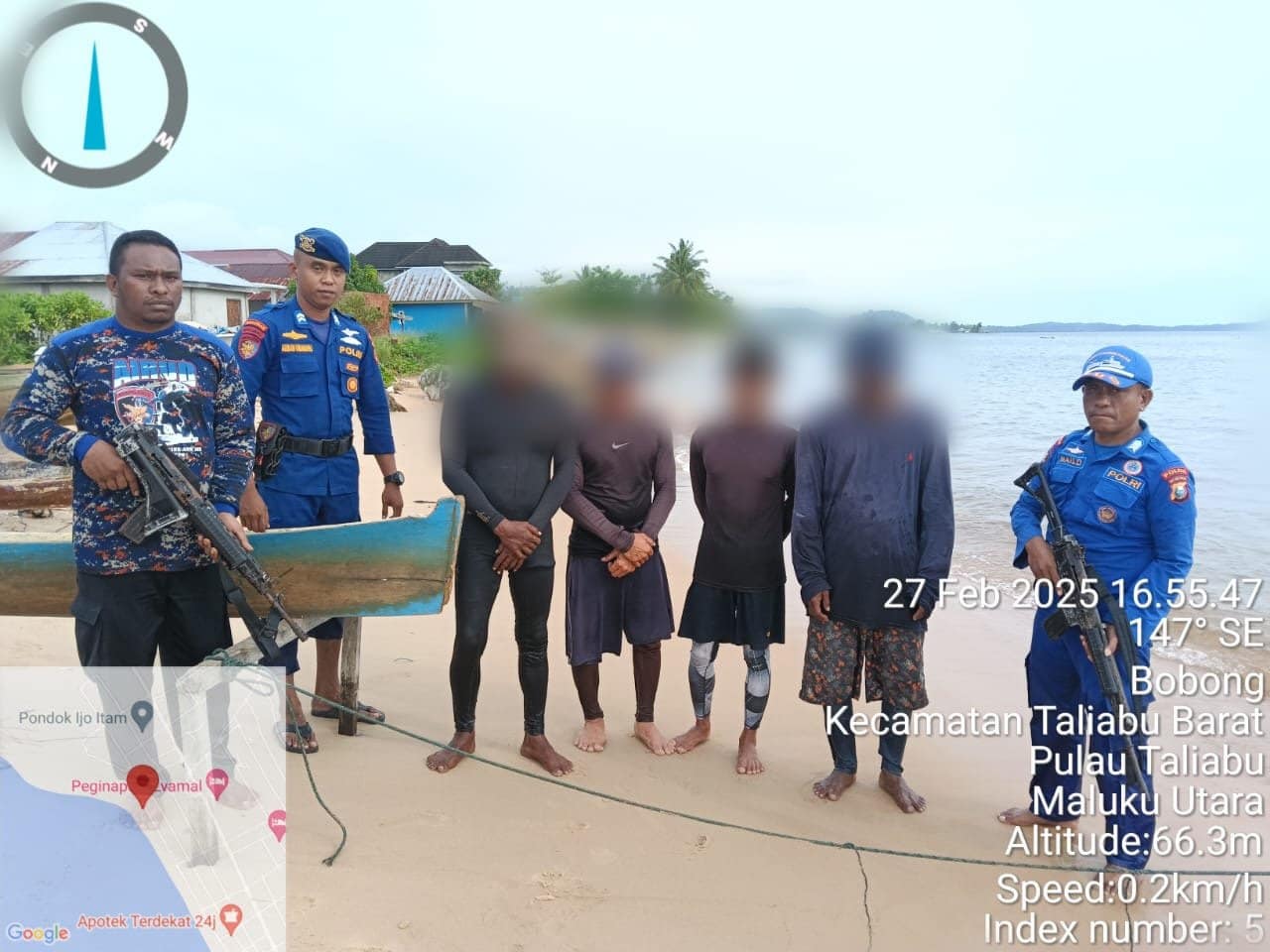 Lima Nelayan Taliabu Diamankan Gegara Bom Ikan