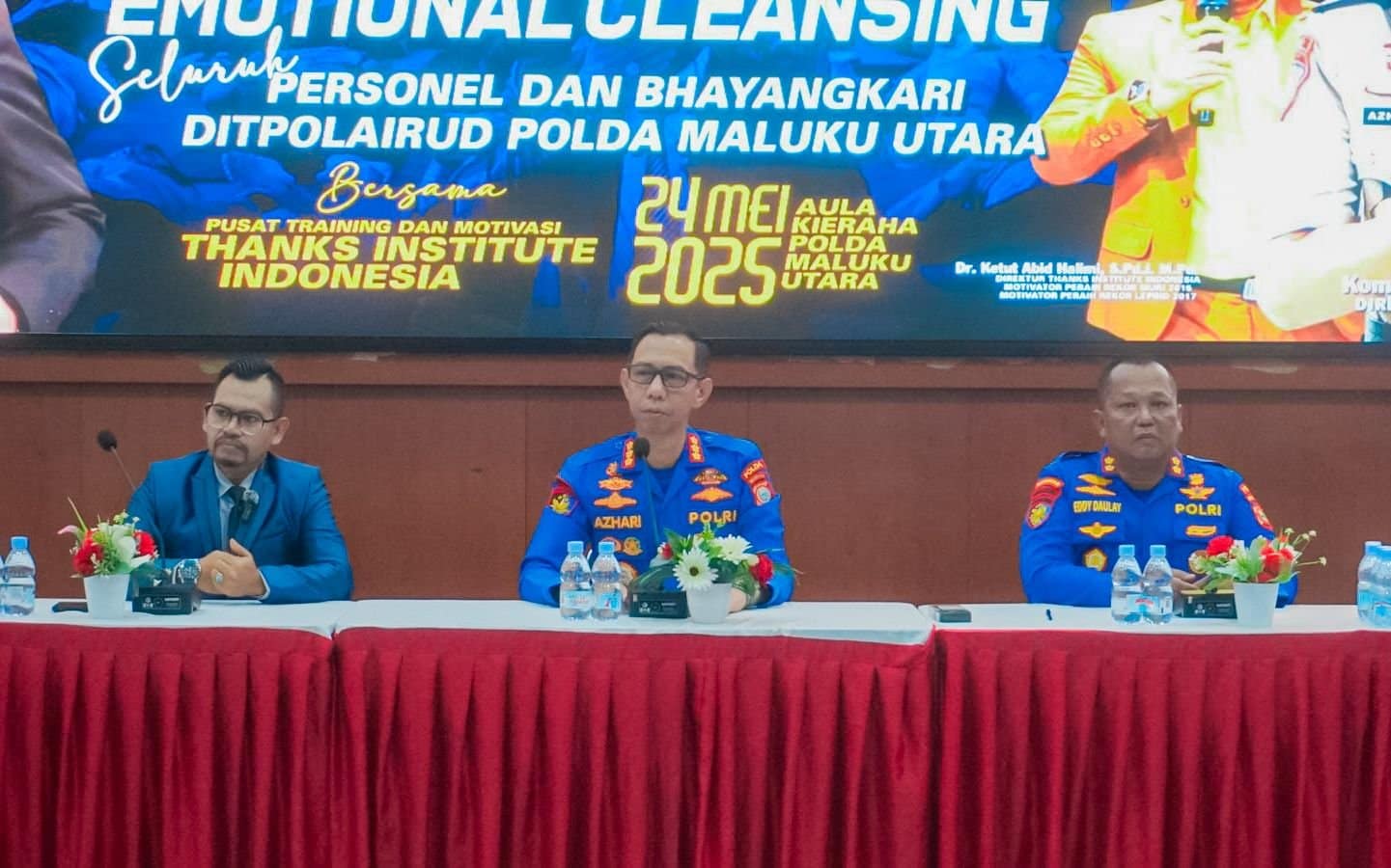 Personel Polairud Malut Ikuti Pelatihan Emotional Cleansing