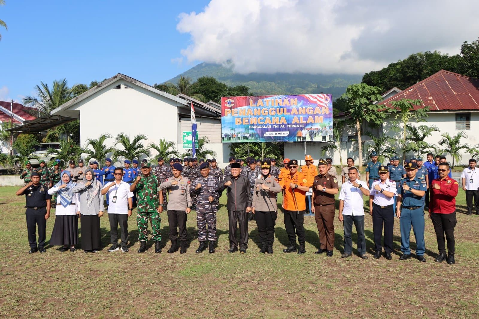 Lanal Ternate Gelar Pelatihan Penaggulangan Bencana Alam