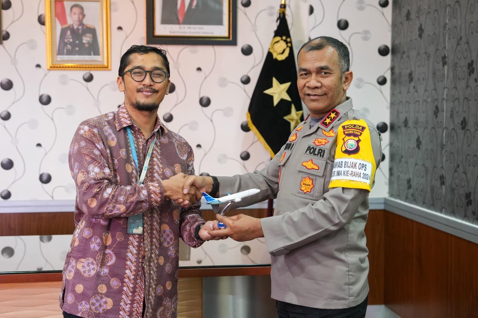 Garuda Indonesia dan Polda Malut Perkuat Kerjasama