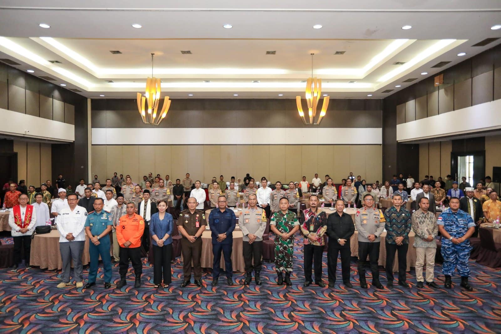 Polda Malut dan Lintas Etnis Doa Bersama Untuk Pilkada Damai