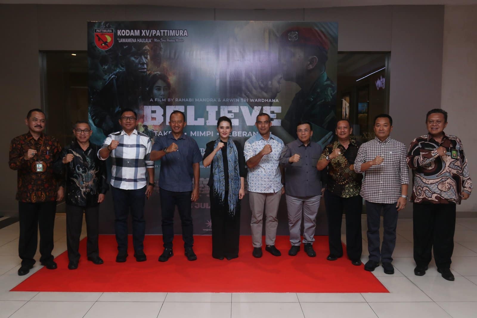 Pangdam Pattimura Ajak Forkopimda Malut Nobar Film Believe