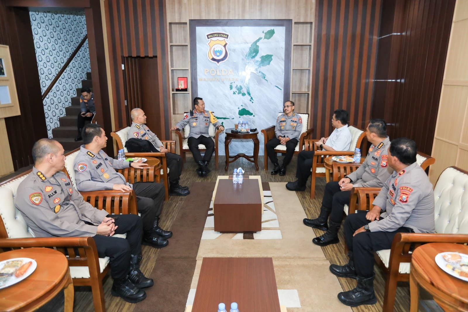 Bahas Pengawasan dan Program SPPG, Tim Itwasum Junjungi Polda Malut
