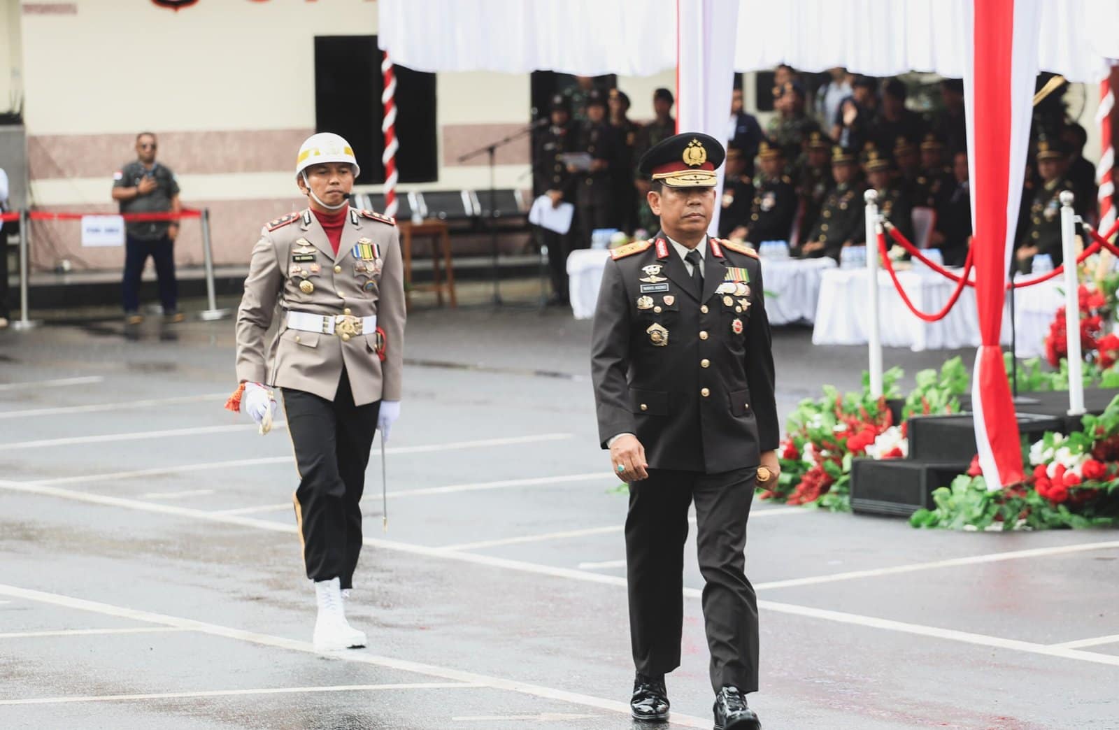 Upacara HUT Bhayangkara di Malut Berlangsung Khidmat