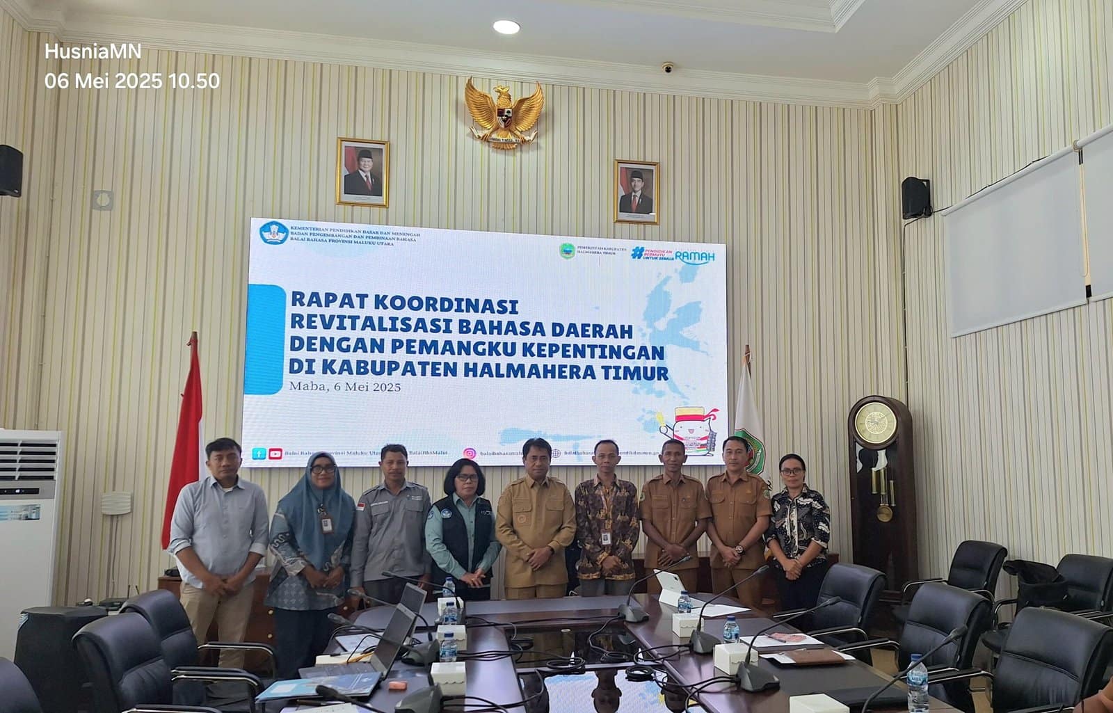 Gelaran Rakor Revitalisasi Bahasa Daerah Tahun Kedua Didukung Pemda Halmahera Timur