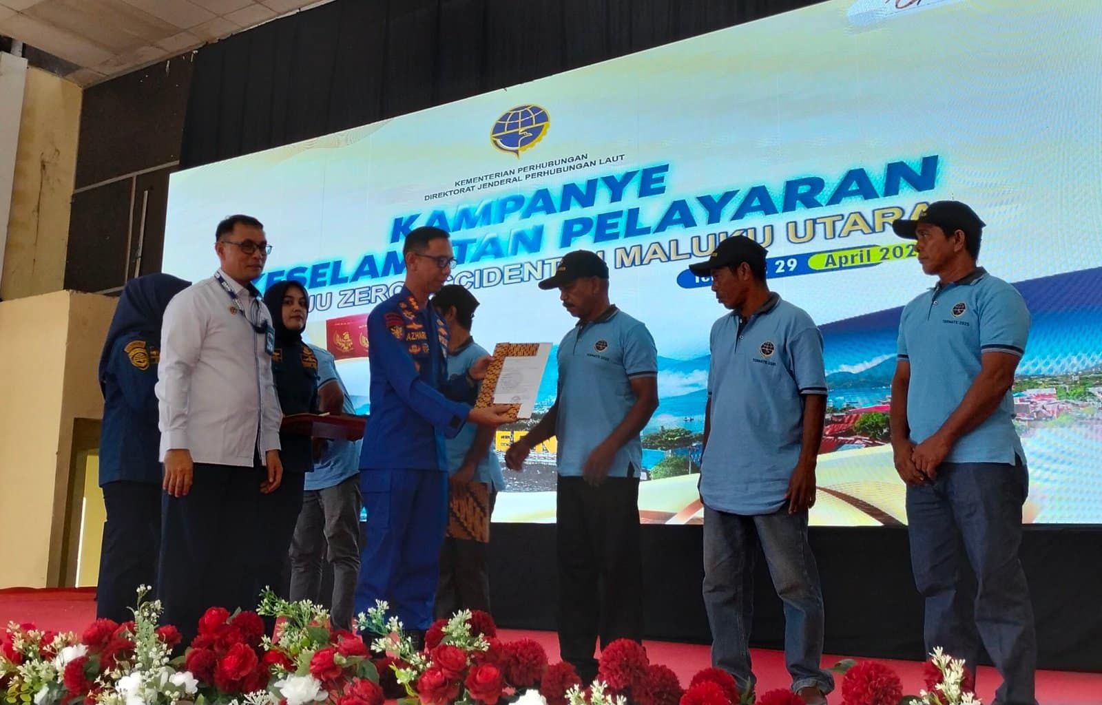 Dirjen Hubla Kunjungi Malut dalam Agenda Kampanye Keselamatan Pelayaran