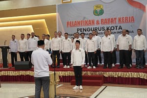 Pengambilan Sumpah dan Janji Pengurus PBSI Kota Ternate (Dok: Ewin)