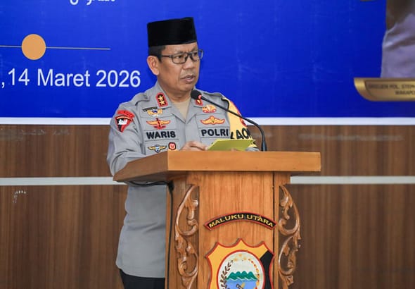 Acara Buka Puasa Bersama Polda Malut dan Pers Berlangsung Khidmat dan Meriah