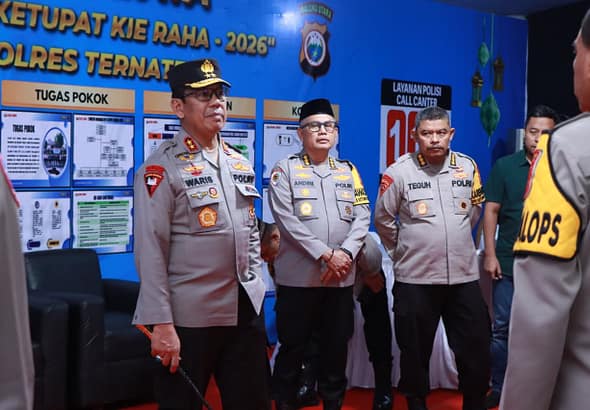 Polda Malut Pastikan Pendirian Pos Operasi Ketupat, Meningkatkan Rasa Aman Masyarakat