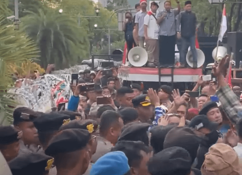 967 personel, mengamankan aksi demo KPU RI