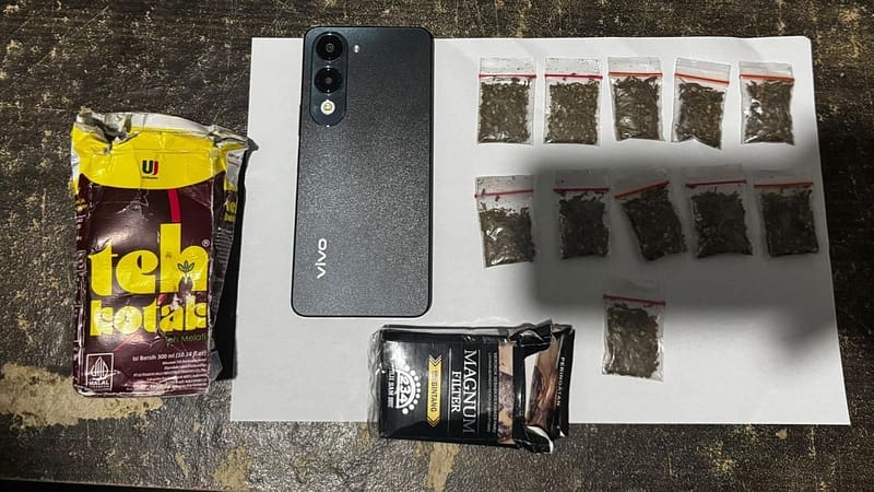 Simpan Ganja, Seorang Pria di Ternate Diringkus