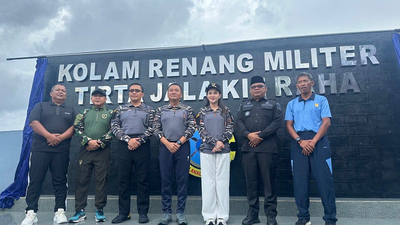Diresmikan Gubernur, Kolam Renang Lanal Ternate Terbaik di Malut