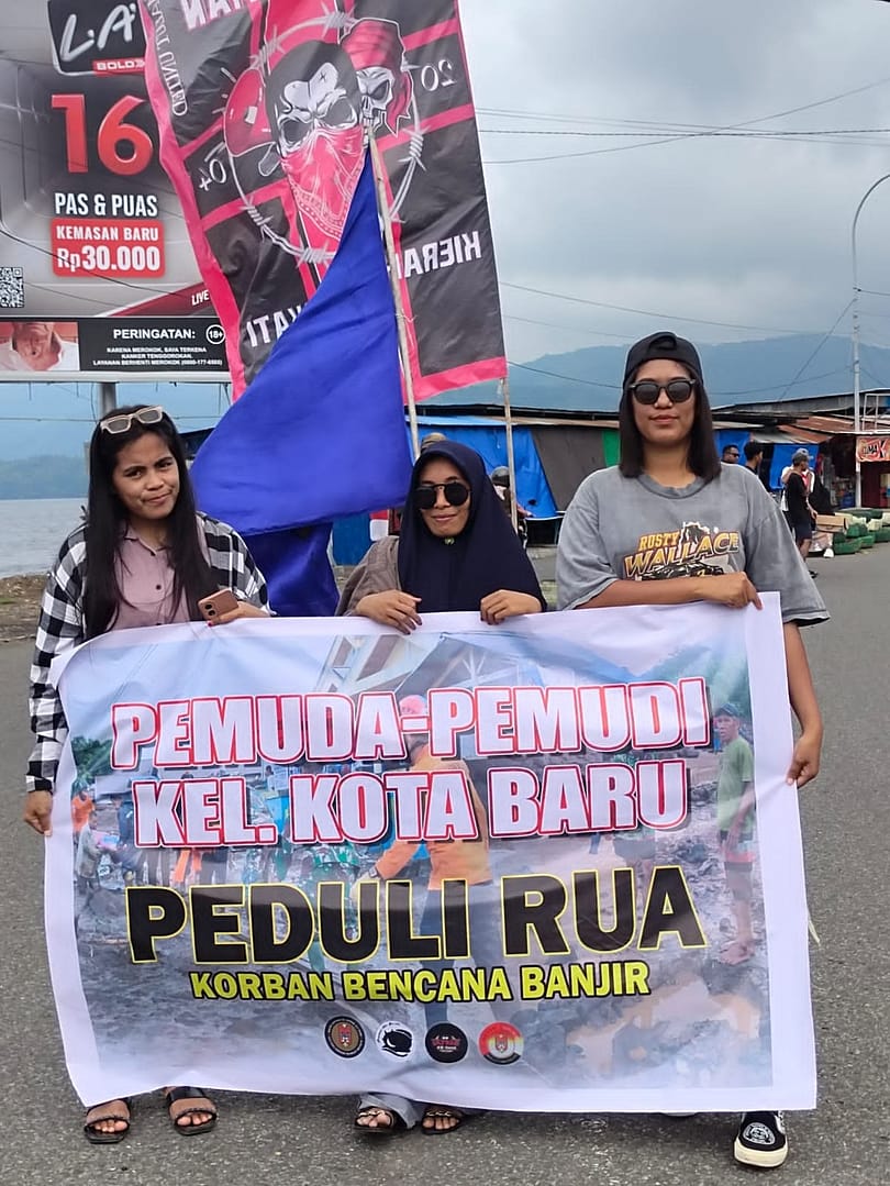 Suporter Malut United Galang Dana Untuk Korban Bencana Banjir di Rua Ternate