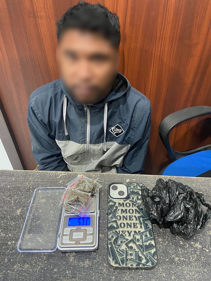 Simpan Ganja di Saku Motor, Seorang Pria Diciduk Polisi