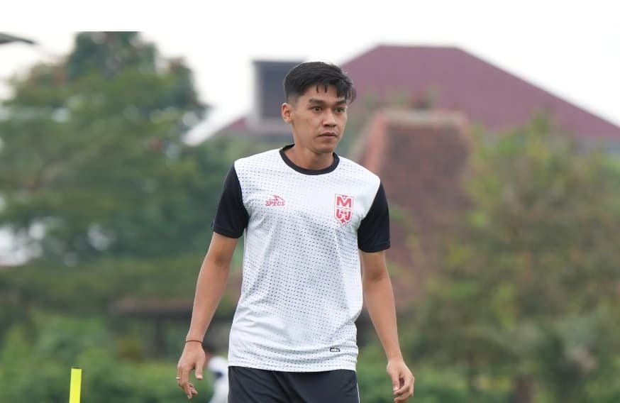 Septian David Maulana Antusias Latihan Perdana Bersama Laskar Kie Raha